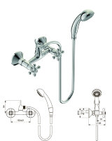 Ретро Смеситель для душа, хром Vidima R1105AA /B9717AA /BA131AA