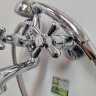Ретро смеситель для ванны, короткий круглый излив, хром Vidima R1113AA / B9715AA /BA128AA Ретро смеситель для ванны, короткий круглый излив, хром Vidima R1113AA / B9715AA /BA128AA