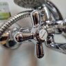 Ретро Смеситель для ванны, короткий излив, хром Vidima R1103AA B9714AA /BA127AA Ретро Смеситель для ванны, короткий излив, хром Vidima R1103AA B9714AA /BA127AA