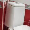 "Сириус Элеганс" (BOX) унитаз-компакт, горизонтальный выпуск, сиденье и крышка с микролифтом, белый Vidima W907901/W907961