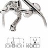 Флора смеситель для ванны, короткий круглый излив, хром Vidima R1907AA/B9729AA /BA142AA Флора смеситель для ванны, короткий круглый излив, хром Vidima R1907AA/B9729AA /BA142AA
