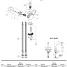 Флора смеситель для кухни, литой излив, хром Vidima R1915AA B9728AA	/BA145AA