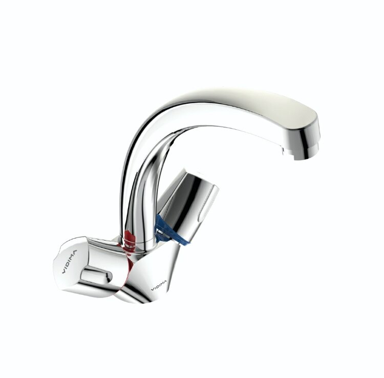 Флора смеситель для кухни, литой излив, хром Vidima R1915AA B9728AA	/BA145AA
