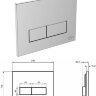 Система инсталляции для монтажа подвесных унитазов Ideal Standard W3710AA Система инсталляции для монтажа подвесных унитазов Ideal Standard W3710AA