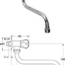 Вит Настенный кран Vidima B1799AA	/BA160AA