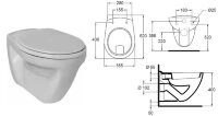 "Евровит+"  подвесной унитаз Ideal Standard V340301