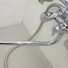 ВидимаКвадро смеситель для ванны/душа двуручковый с аксессуарами, трубчатый излив 320мм, керамический переключатель, хром Vidima BA346AA ВидимаКвадро смеситель для ванны/душа двуручковый с аксессуарами, трубчатый излив 320мм, керамический переключатель, хром Vidima BA346AA