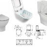 Теси AQUABLADE напольный унитаз TESI Ideal Standard с бачком, с сиденьем для унитаза тонкое и крышкой микролифт, белый T008701 + T356801 + T352901 Теси AQUABLADE напольный унитаз TESI Ideal Standard с бачком, с сиденьем для унитаза тонкое и крышкой микролифт, белый T008701 + T356801 + T352901